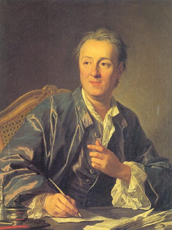 Loo, Louis-Michel van Portrait of Denis Diderot
